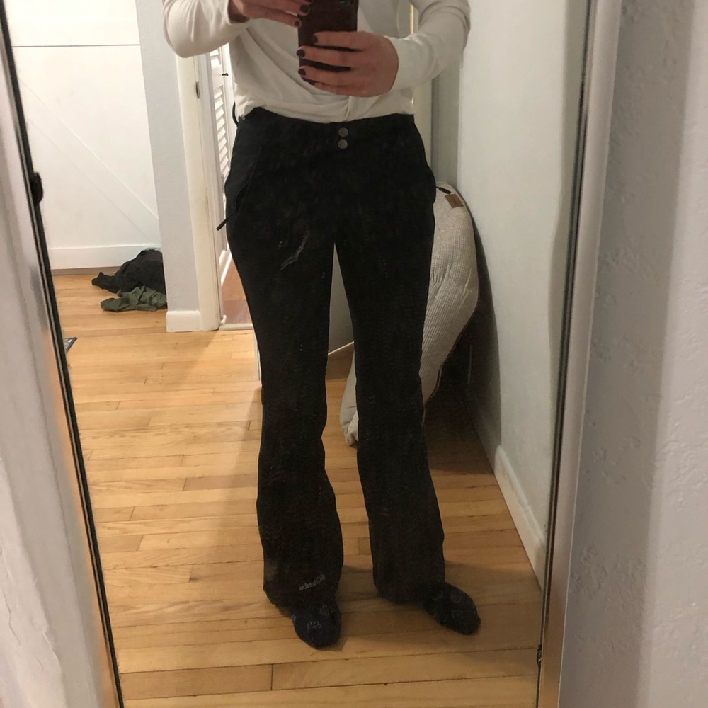 Black snow pants